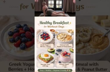 Healthy Breakfast Ideas for Workout Days #bodysignals #health #food  #shorts #skincare #weightloss