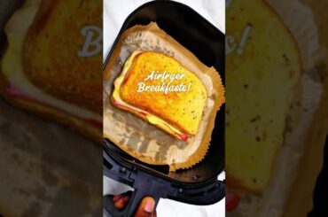 DELICIOUS Air Fryer Breakfast Toast Easy and Healthy! #airfryerrecipes #airfryer #shorts