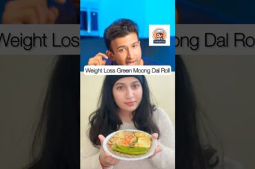 Weight Loss Green Moong Dal Roll Recipe || Healthy Recipe #themanjeetrani #shorts #shortsfeed