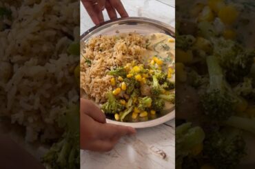 Healthy diet Ep-2 | Herb Rice + Creamy veggies #healthyrecipes #trending#viral#cafestylefood