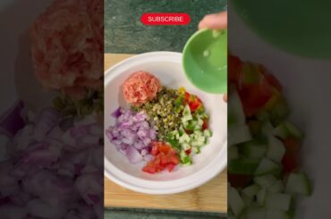 3/7 High Protein Sprouts Salad #weightloss #shorts #salad