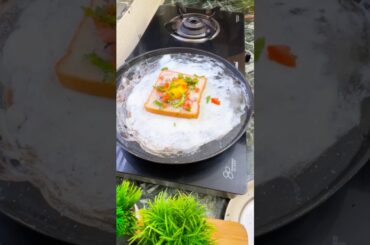 Healthy Egg Bread Breakfast || Breakfast Recipe #food #shorts