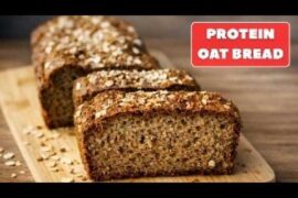 Healthy Oat Bread Recipe | No Yeast High-Protein Oat Bread