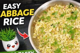 Easy Cabbage Rice Recipe | Quick & Healthy Lunch Box Idea