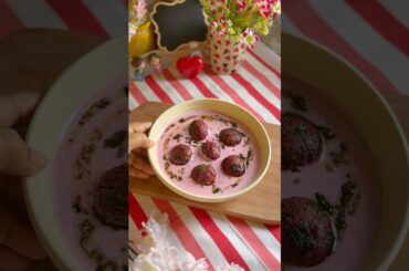 Beetroot balls salad with yogurt healthy recipe #shorts #shortsfeed #food #beetroot #healthyfood