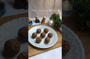 Healthy Chocolate Balls #recipe#healthyfood#healthysnacks#sugarfree #yt#ytshorts#trending