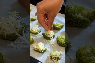 Cheese Grilled Broccoli. FULL vlog on Channel #broccoli #healthy #recipe #shorts #youtubeshorts