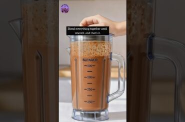 No Sugar Chocolate Shake #healthyrecipes #chocolateshakerecipe #fitness #healthandwellnessgoals
