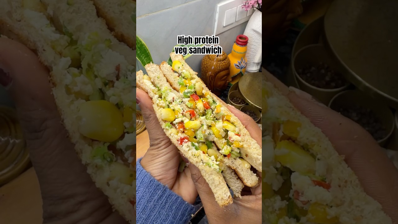 Sir ji ko aaj healthy sandwich khana tha #sandwich #highprotein #healthy #food #recipe # #ytshorts Sir ji ko aaj healthy sandwich khana tha #sandwich #highprotein #healthy #food #recipe # #ytshorts