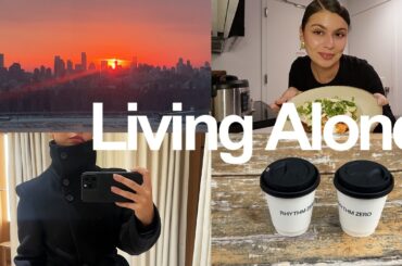 Living Alone Diaries: Healthy Meals & Finding My Rhythm Again