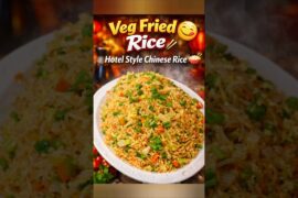 Veg Fried Rice Recipe (Chinese Style) | Lunch Box Recipes | #shorts #friedrice