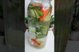 Detox Water Benefits! Refreshing & Healthy Drink for Weight Loss & Glowing Skin #shorts #detoxwater