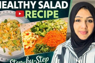 Healthy Salad Recipe | High-Protein, No-Oil, Easy Dinner