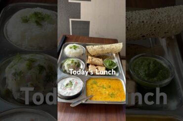 Healthy Lunch Thali #lunchideas #indianfood #shorts #viral