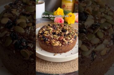 Whole Wheat Coffee Cake | Healthy Cake recipes | Valentine special recipes