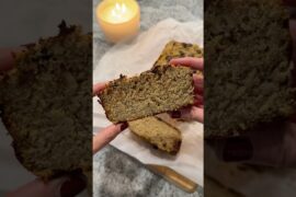 Healthy protein banana bread recipe #highproteinrecipes #bananabread #healthyrecipes