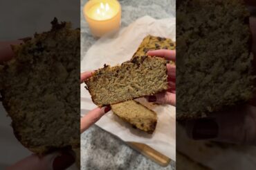 Healthy protein banana bread recipe #highproteinrecipes #bananabread #healthyrecipes