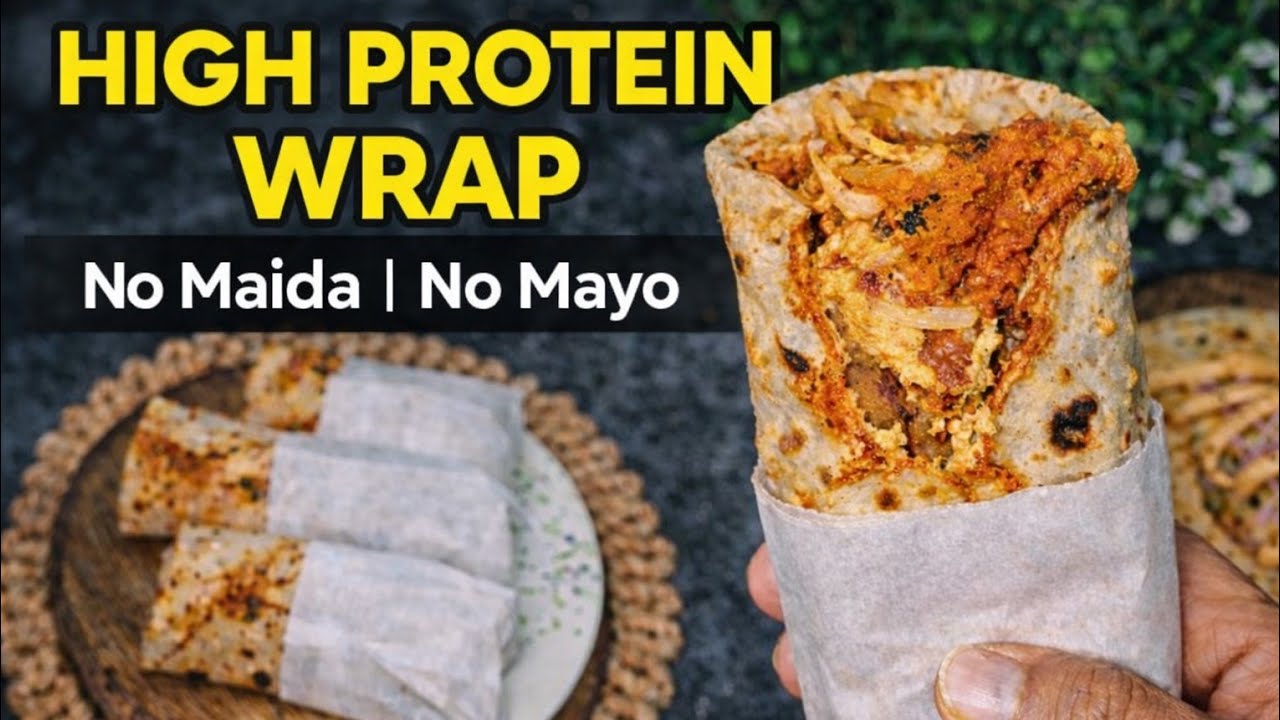 High Protein Chana Wrap | No Maida No Mayo | Healthy Dinner Recipe High Protein Chana Wrap | No Maida No Mayo | Healthy Dinner Recipe