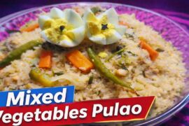 Perfect Mixed Vegetable Pulao | Simple & Healthy Lunch Recipe