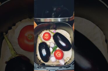 Airfryer Baingan Bharta: Smoky Flavor, No Charcoal Required #shortsvideo #shorts #reels #recipe