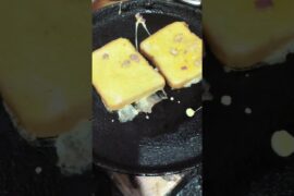 2-Min Egg Omelette Bread Slide! Kids' Evening Snack recipe #breadomelette  #foodie