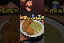 Black Chana Kabab | Veg Kabab Recipe Without Frying #ytshorts #food #viral #trending #viratkohli