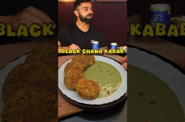 Black Chana Kabab | Veg Kabab Recipe Without Frying #ytshorts #food #viral #trending #viratkohli