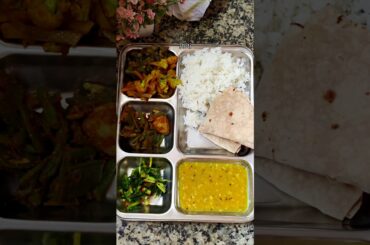 Plate-34| Rice & Dal Thali |Indian Platter| Healthy Lunch plate #indianfood #easyrecipe #lunch #fyp