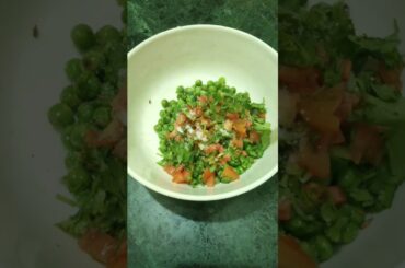 hari matar chaat # simple and easy tasty healthy recipes #food #tastyindia #recipe #cooking #shorts