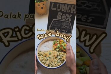 High Protein Palak Paneer Fried Rice | Healthy Veg Lunch Recipe