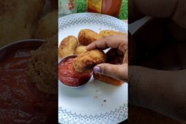 Viral Bread Potato Bites Recipe #shortsfeed #food #recipe #easyrecipe #potatobites