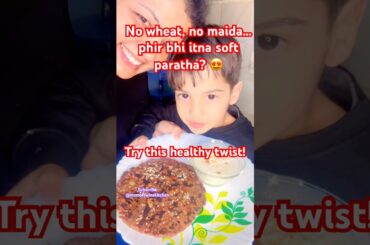 Sweet Potato Ragi Paratha | Healthy Weight Loss Breakfast Recipe | No Maida, No Wheat recipe #food