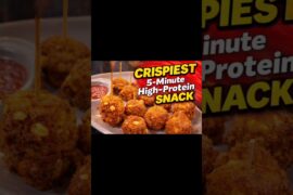 CRISPIEST 5-Minute Paneer Fry Recipe | High-Protein Snack #shorts