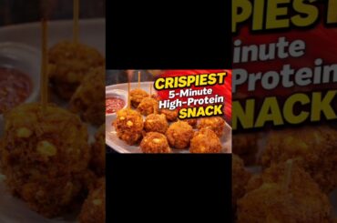 CRISPIEST 5-Minute Paneer Fry Recipe | High-Protein Snack #shorts