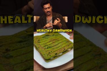 Healthy Palak Sandwich Recipe | Weight Loss Breakfast Idea #ytshorts #podcast #food #viral #trending