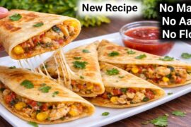 10 Minutes Healthy Pizza Pockets | Tiffin Recipe | Kids Lunch Box Recipes | Healthy Breakfast Ideas