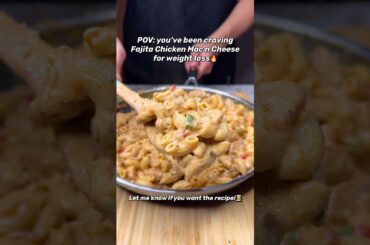 Craving Fajita Chicken Mac n Cheese for Weight Loss? Recipe Dropping TODAY! #recipe #fitness