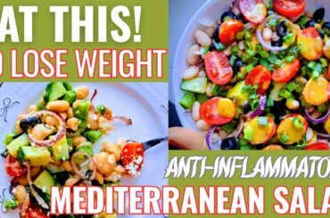Mediterranean Salad Recipe for Weight Loss & Inflammation | Easy Immune-Boosting Meal! Try it & See!