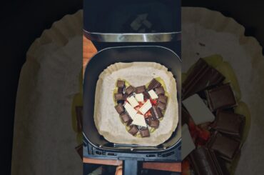 Instant Recipe in Airfryer #shortsvideo #shorts #reels #recipe #chocolate