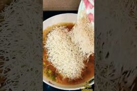 Healthy Breakfast Recipe | Veg Vermicelli Upma #shorts #food #athomekitchen #cooking #recipe #upma