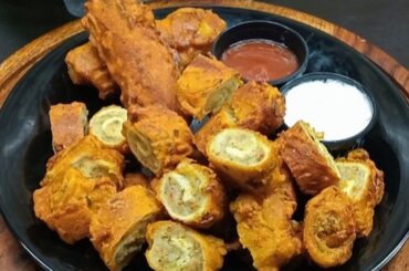 crispy chicken bread recipe |Ramzan special chicken bread pocket recipe|Let's bake