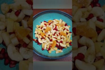 Healthy Fruit Salad Recipe | 7 Days 7 Salad Recipes Day 3 | Mix Fruit Salad in 5 Minutes