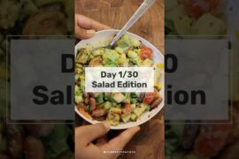 Day 1/30 | High Protein Mexican Salad | Healthy Lunch & Dinner Idea #weightloss #salad #recipe