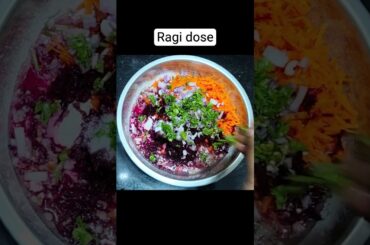 Ragi Dose Recipe | Healthy Finger Millet Dosa | Easy Breakfast Idea#shortsfeed#food#cooking #recipe