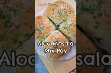 Aloo Masala Mix Pav..New Recipe #Shorts