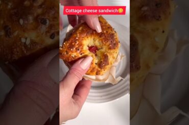 Creamy Cottage Cheese Sandwich Recipe|Healthy & Quick Breakfast in 5 Minutes #easynutrition  #recipe