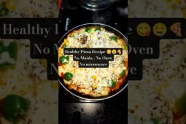 Healthy Suji Pizza Recipe , No oven , No maida Pizza #shorts #food #pizza #recipe #trending #viral