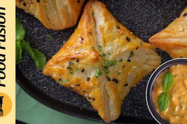 Chicken Pyramids Puffs Ramzan Special Recipe by Food Fusion