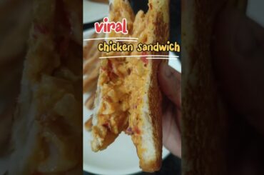 2min Chicken Sandwich | Viral Chicken Sandwich malayalam | Evening Snack | Viral Chicken Recipe