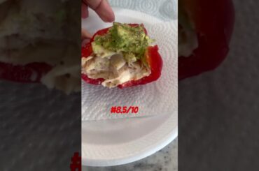 TRENDING PEPPER SANDWICH/TASTETEST#honestreview #foodie #peppers #healthy #lowcarb #lowcalorie #try